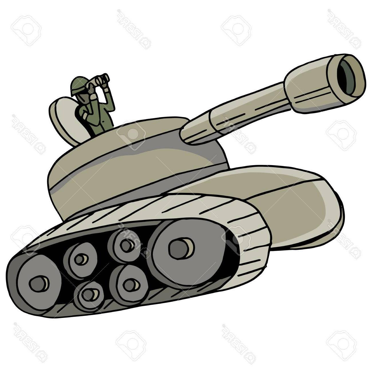 1300x1300 Unique An Image Of Military Tank Stock Vector Army Cdr