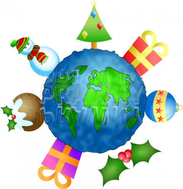 621x640 Christmas Around The World Clipart