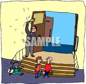 300x296 Arriving Clipart