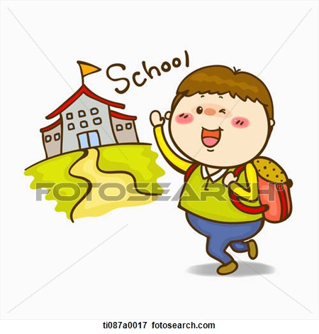 450x470 Going To School Clip Art