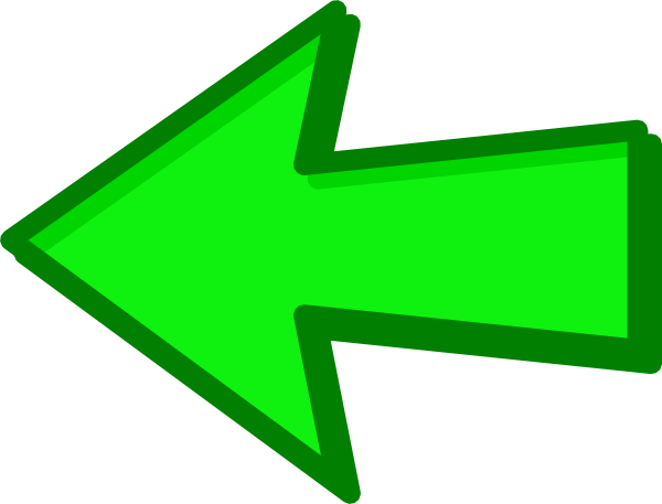 600x457 Green Arrow Green Left Clip Art