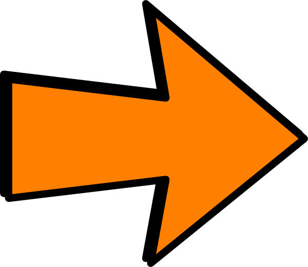 600x520 Orange Arrow Clip Art