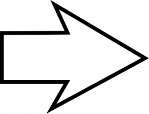 300x229 Arrow Sharp White Right Clip Art Download