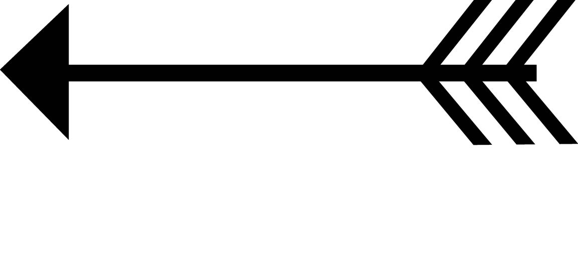 1153x549 Arrow Clipart Tribal Black And White