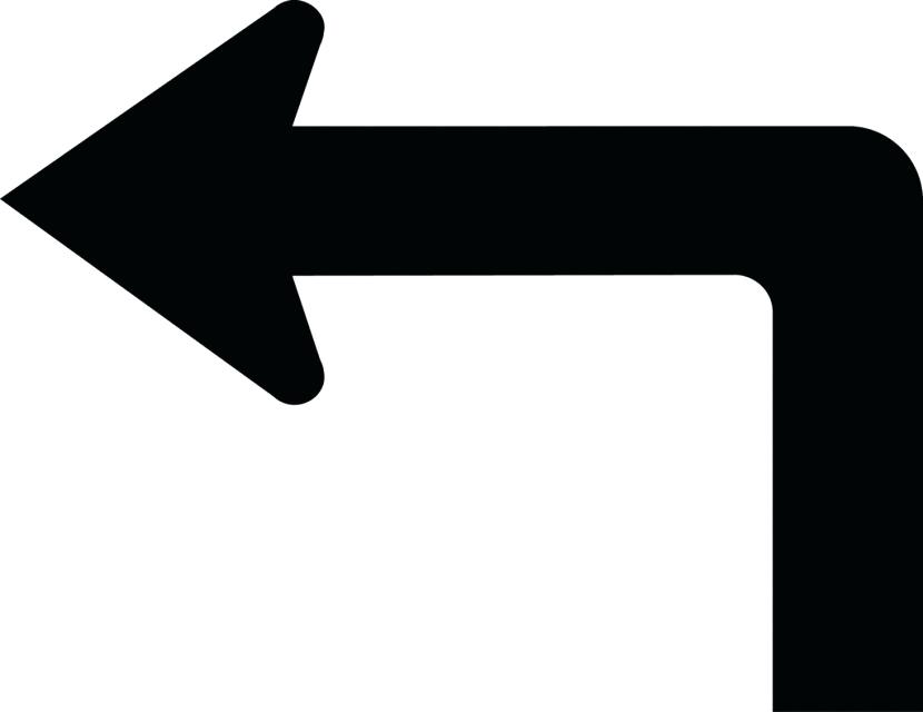 830x640 Clipart Arrows Left Arrow Clip Art Enlarged View Of The Symbol