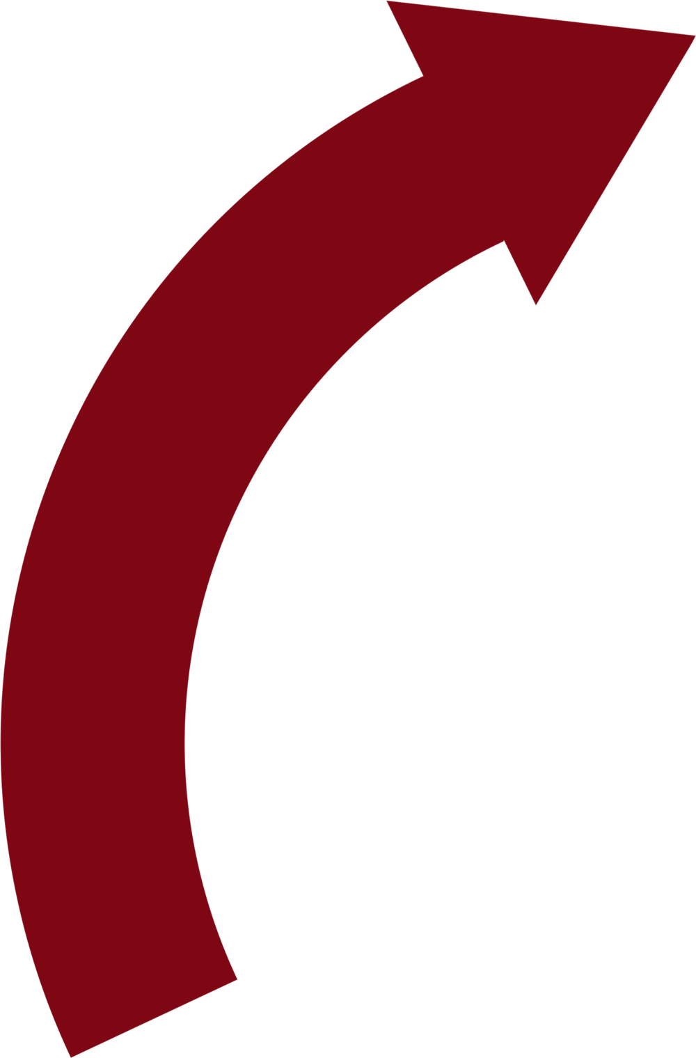 1000x1519 Curved Arrow Clipart