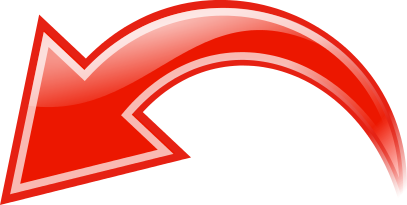 407x205 Arrow Curved Red Left