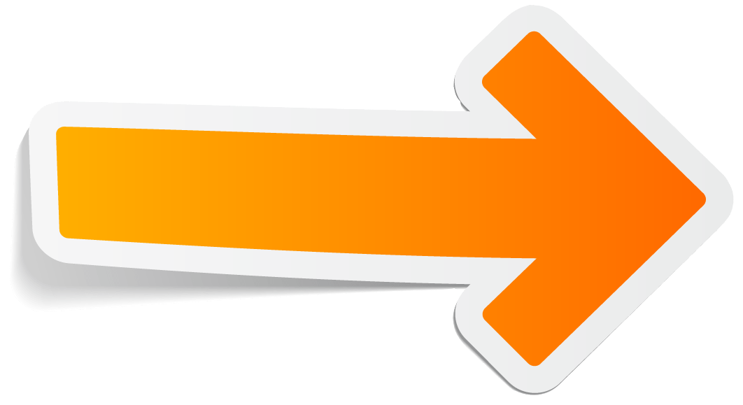 1062x579 Arrow Orange Right Transparent Png