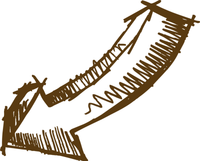 400x323 Vintage Arrow Clipart