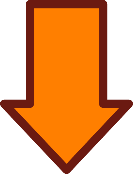 456x599 Orange Arrow Clip Art