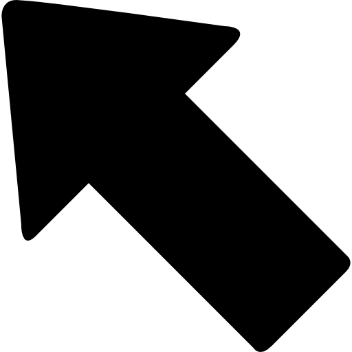512x512 Arrow Pointing To Top Left