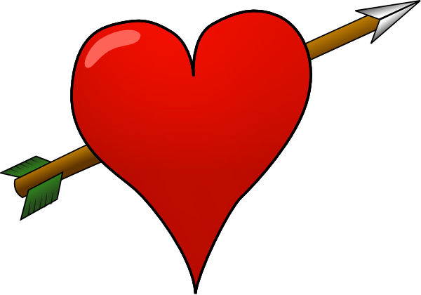 600x420 Heart Arrow Clip Art