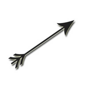 300x300 Black Arrow Clipart