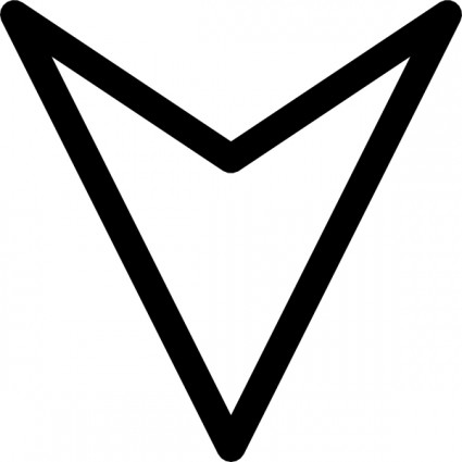 425x425 White Outline Up Arrow Clip Art Vector Clip Art Free Vector Free