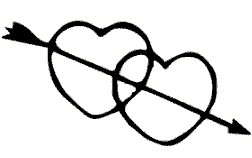 252x158 Arrow Clipart Heart