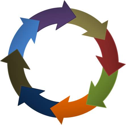 444x440 Create Branched Powerpoint Arrow