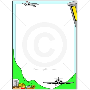 300x300 Free Airplane Border Clip Art