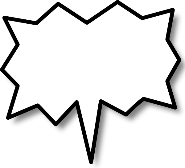 600x546 Callout Segmented Center Clip Art Free Vector In Open Office