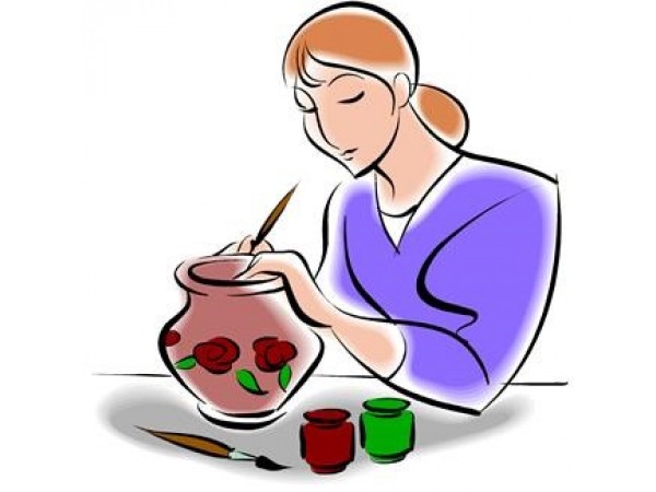 600x450 Ceramic Clipart Art Class
