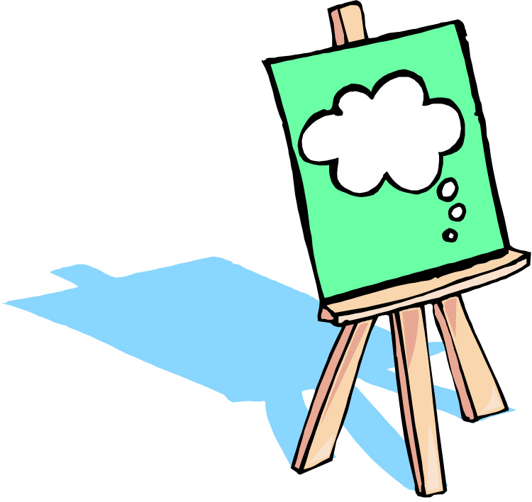 750x708 Portrait Clipart Art Easel