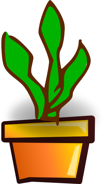 342x593 House Plant Clip Art