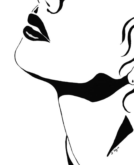 571x700 Abstract Paintings Black And White