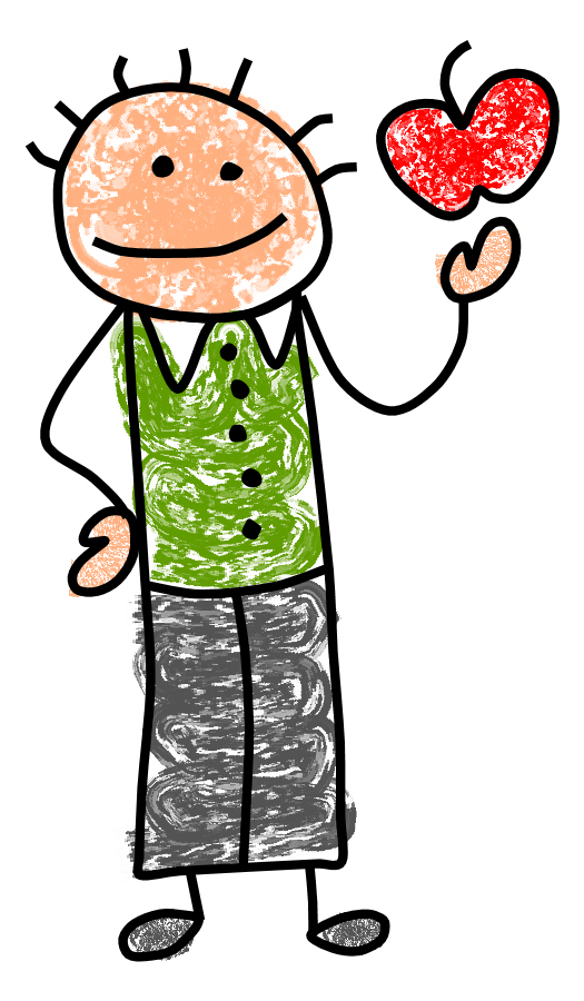 525x900 Image Of Stick Family Clipart