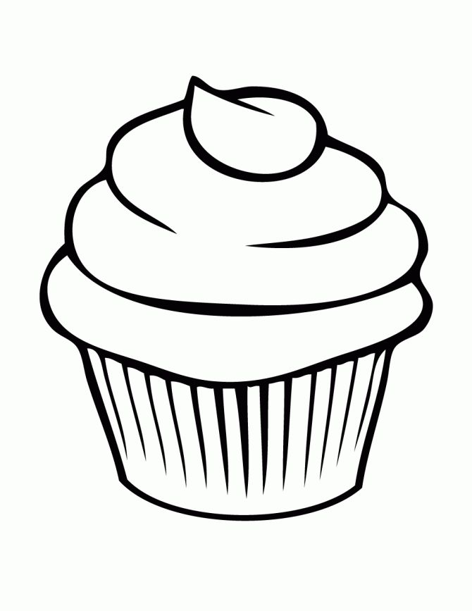 670x867 The Best Cupcake Coloring Pages Ideas Printable