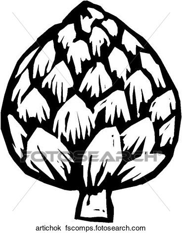 368x470 Clipart Of Artichoke Artichok