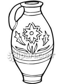 263x350 Ceramic Clipart Black And White