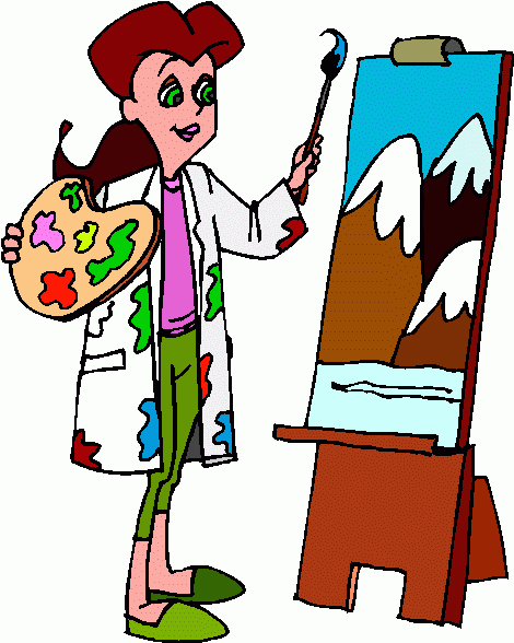470x588 Artist Clipart
