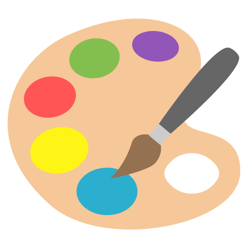512x512 Artist Palette Emoji For Facebook, Email Amp Sms Id  1706 Emoji