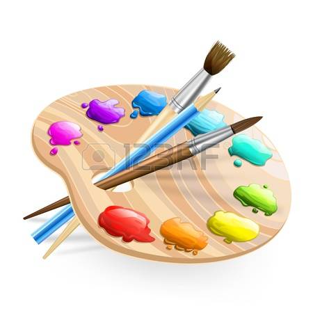 450x450 Creative Clipart Artist Palette