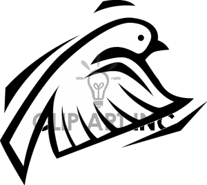 300x268 White Dove Clipart Clipart Panda