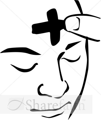 328x388 Ash Wednesday Clip Art