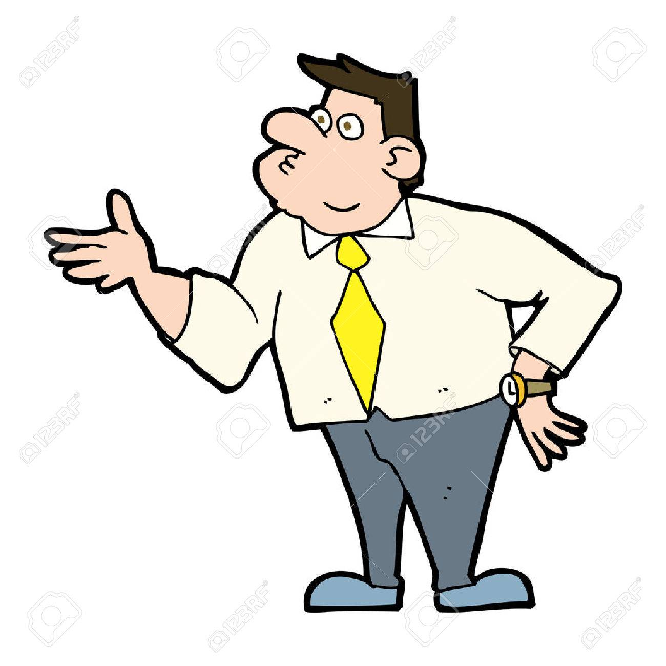 1300x1300 Cartoon Businessman Asking Question Royalty Free Cliparts, Vectors