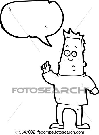 344x470 Clipart Of Cartoon Man Asking Question K15547092