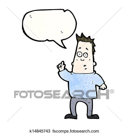 450x470 Clipart Of Cartoon Man Asking Question K14845743