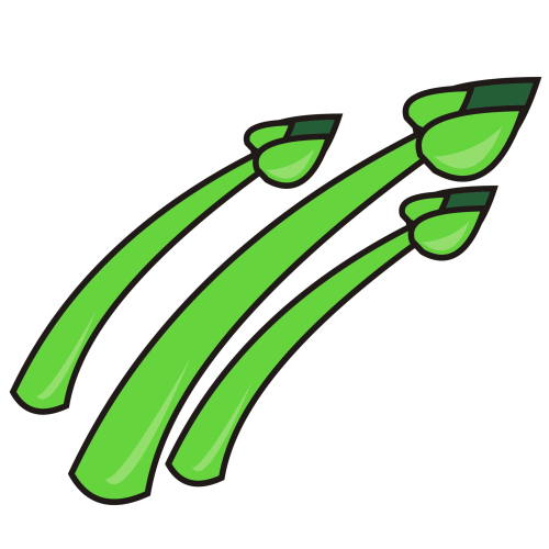 500x500 Asparagus Clipart Animated
