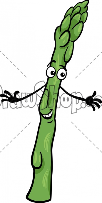 347x688 Asparagus Clipart Cartoon