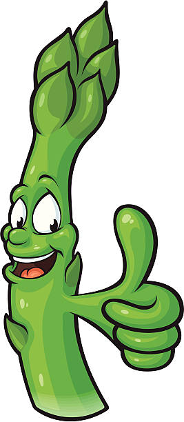 267x612 Asparagus Clipart Happy