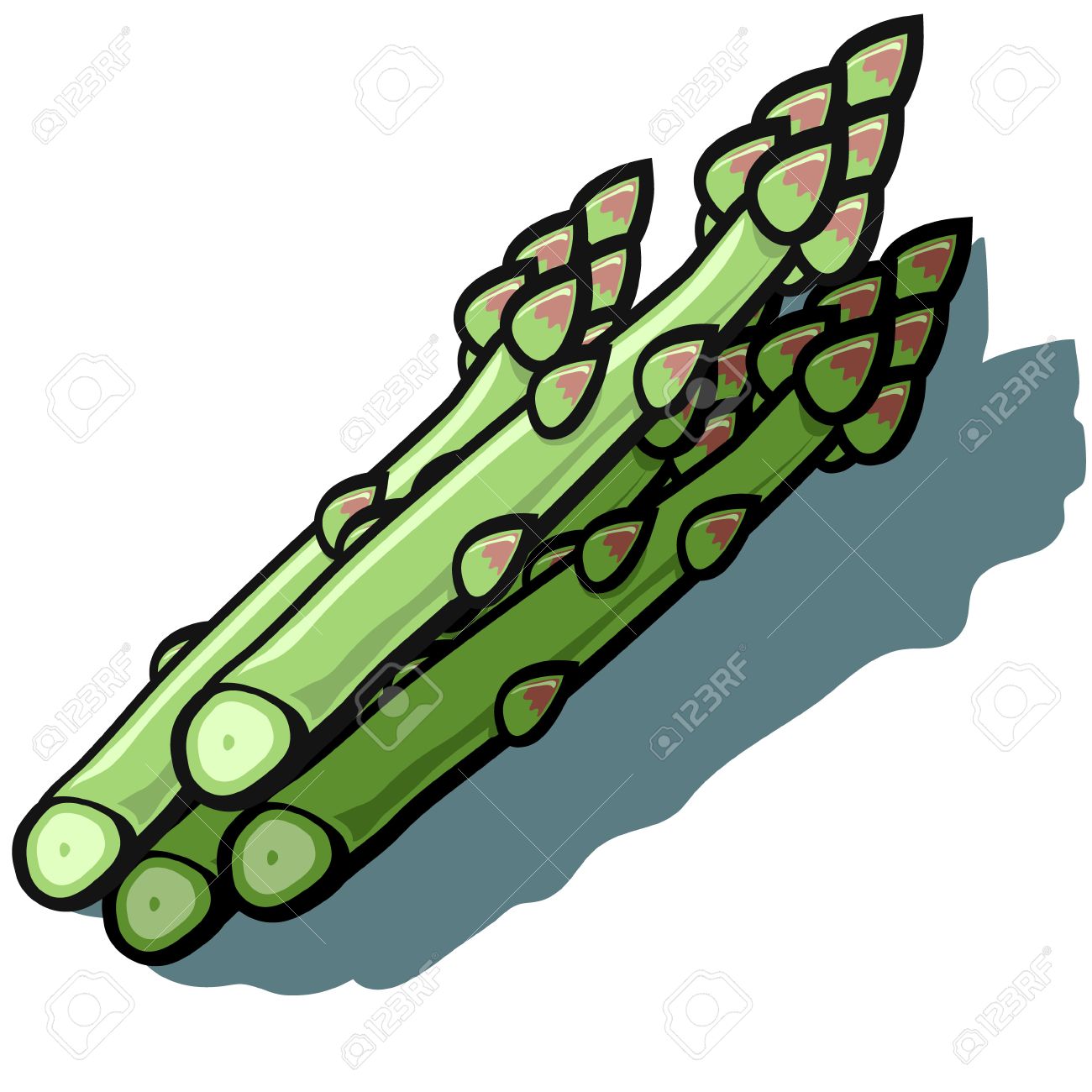1300x1300 Cute Cartoon Asparagus Royalty Free Cliparts, Vectors, And Stock