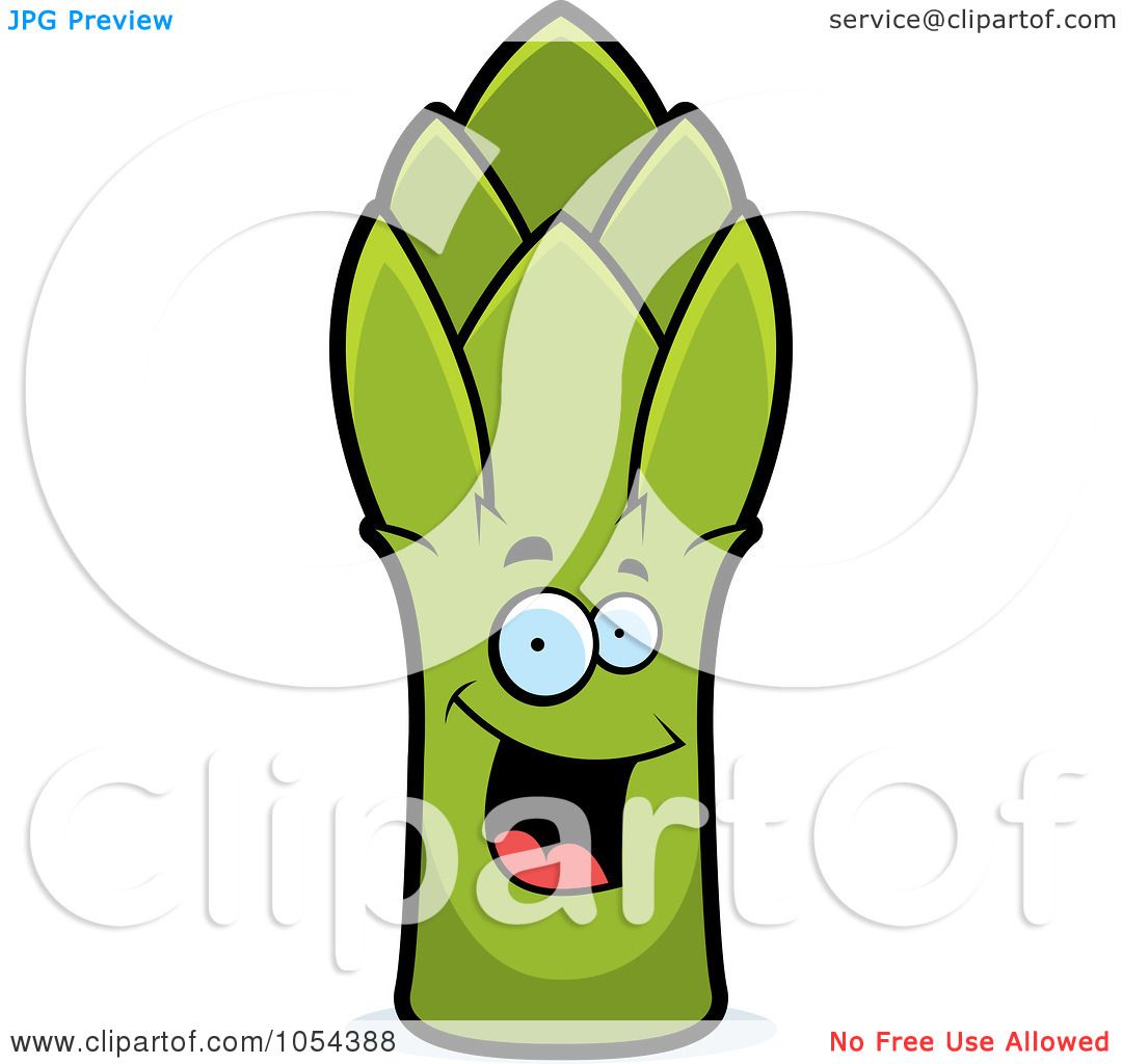 1080x1024 Royalty Free Vector Clip Art Illustration Of A Happy Asparagus