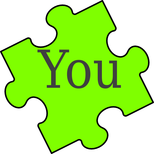 600x600 Puzzle Piece You Clip Art