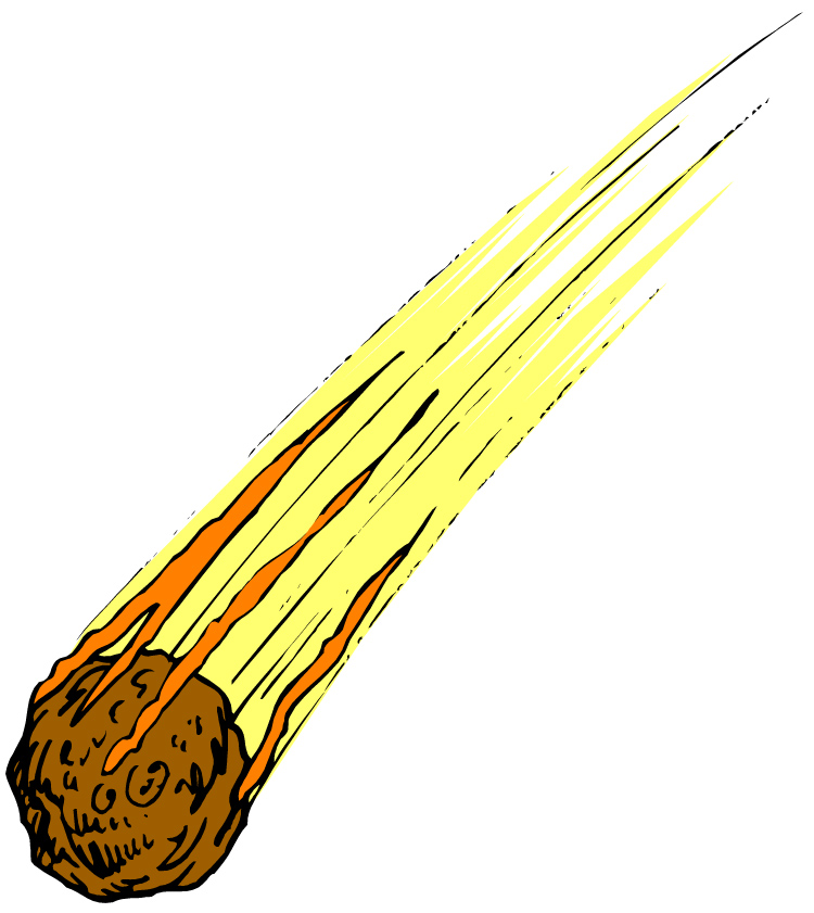750x841 Asteroid Clipart Meteor Shower