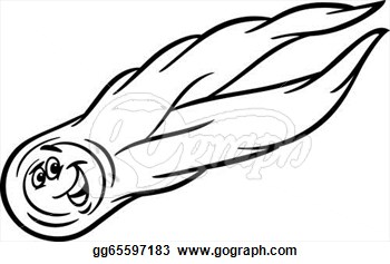 350x237 Blue Clipart Comet