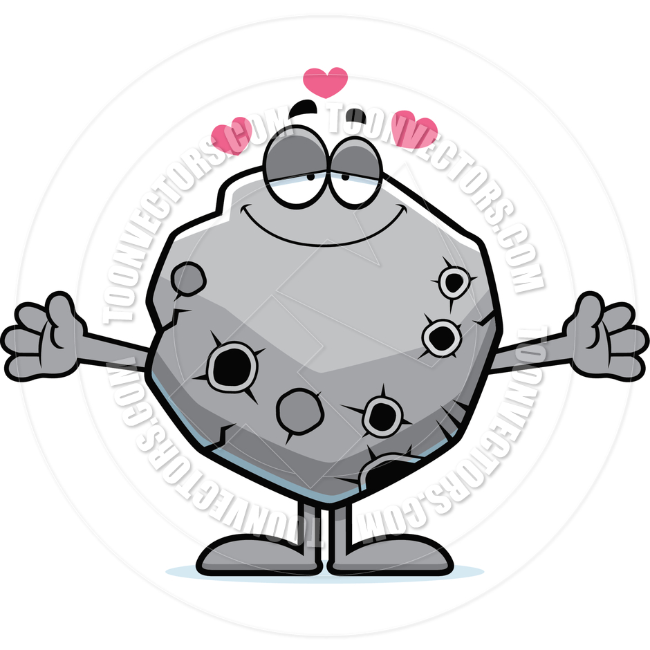 940x940 Cartoon Asteroid Hug By Cory Thoman Toon Vectors Eps