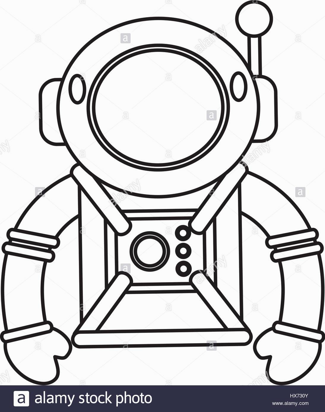 1095x1390 Astronaut Clipart Outline