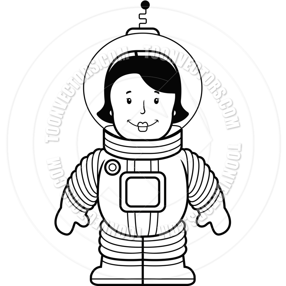 940x940 Space Clipart Woman Astronaut