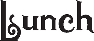 310x135 Lunch Sign Words Signs Decals Custom Lettering